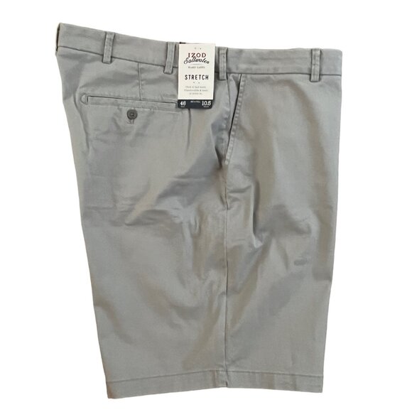 Izod Saltwater Relaxed Classics NWT Stretch Big & Tall Gray Shorts 46 - Picture 3 of 10